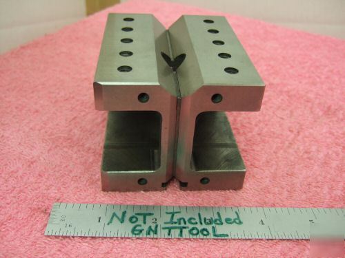Grind cube vees machinist/toolmaker, hardened 1/4X20