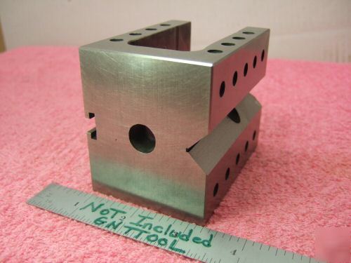 Grind cube vees machinist/toolmaker, hardened 1/4X20