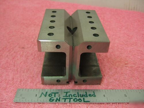 Grind cube vees machinist/toolmaker, hardened 1/4X20