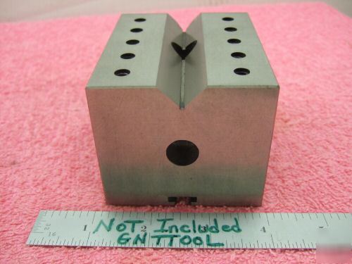 Grind cube vees machinist/toolmaker, hardened 1/4X20
