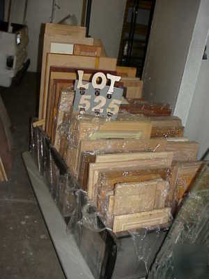 Lot #525 wood cabinetry doors