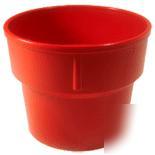 Lot of 12 plastic malt shake collars fits 12-22 oz cups