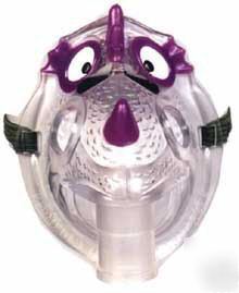Pediatric dragon asthma therapy aerosol mask -6 pack