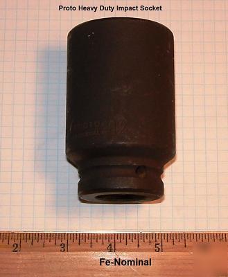Proto 1 7/16 - 07523L 3/4 drive hd impact socket usa