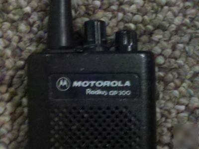 Set of six motorola GP300 with charger, 4 batteries