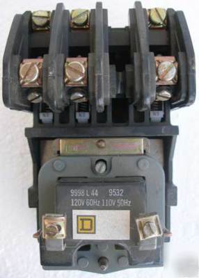 Square d 8903-LO30 3P 30A lighting contactor open, used