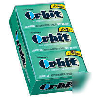 Wrigley's orbit sweet mint - 12/14 pc. packs fresh gum