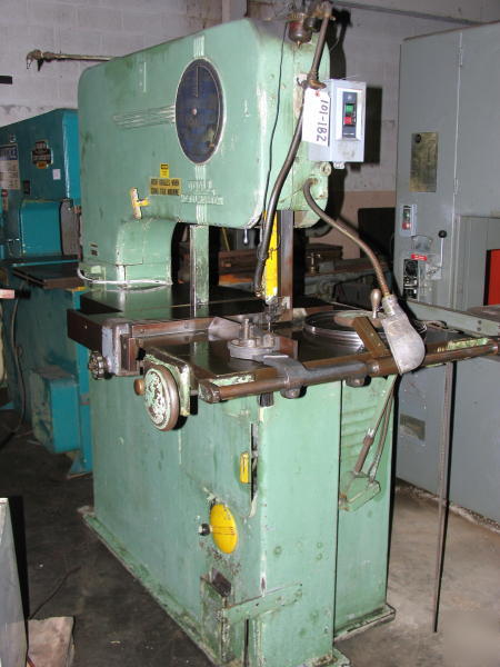 Doall vertical band saw model v-36, 36