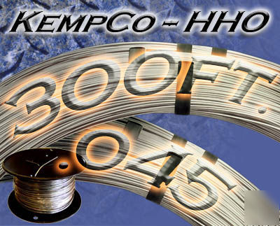 300' 316L .045 stainless steel wire for hho generator