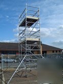 Aluminium scaffold/access tower-manufactured in the uk