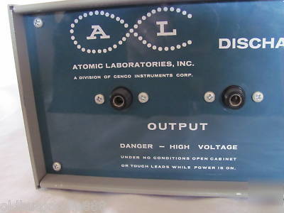 Atomic laboratories discharge tube power supply 87207