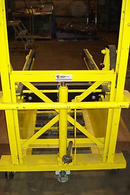 Battery transporter-fork lift,mtc mfg.3000 lb. capacity