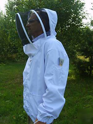Beekeeping bee smock jacket hive xxxl cotton front zip