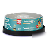 Memorex 05720 -20PK dvd+r 4.7GB slim 