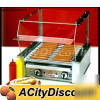 Nemco 10 hot dog roller grill & bun warmer 8010V