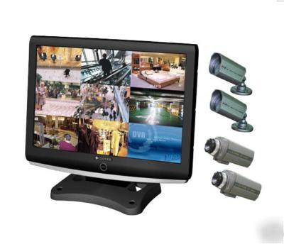 Clover LCD2284DVR 8-channel dvr 4 cameras 22