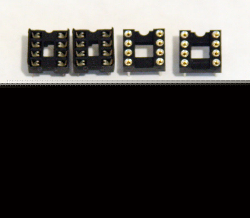 Deluxe dual opamp kit 8 opamps 4 8 pin ic sockets