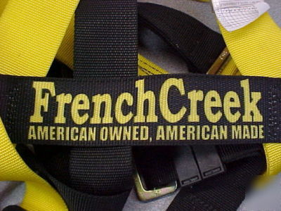 French creek 652 full body harness gromet/tongue buckle