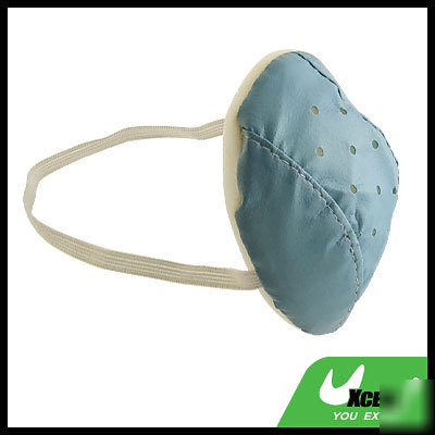 Leather anti-particulate safety respirator for mouth