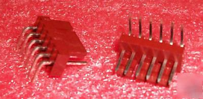 Lot of 25 pcs - 22-05-3061 right angle, 6-circuit, nos