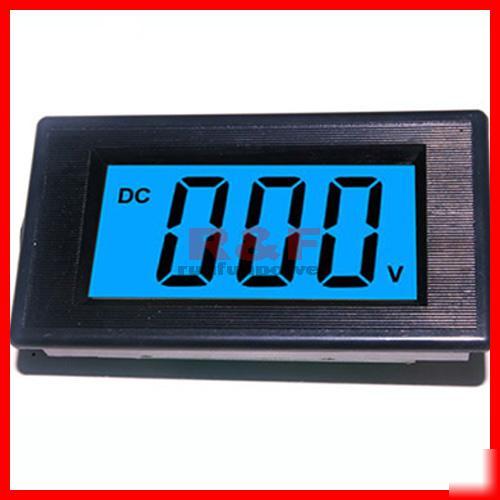 New 3Â½ digital blue lcd dc 0~199.9MV volt panel meter