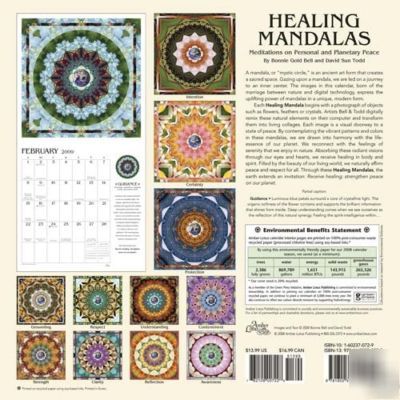 New healing mandalas - 2009 wall calendar - 