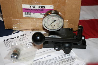 New spx hytec 5000 psi manual pallet valve 100223 bnib