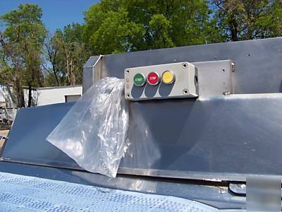 Triple row vegetable processing conveyor e-quip 129-800