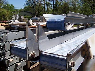 Triple row vegetable processing conveyor e-quip 129-800
