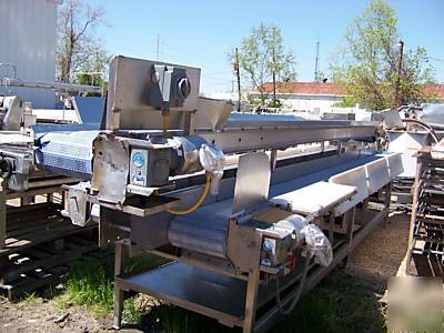 Triple row vegetable processing conveyor e-quip 129-800