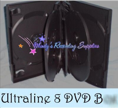 Ultraline slim 8 dvd case 5-pack movie box 27 mm