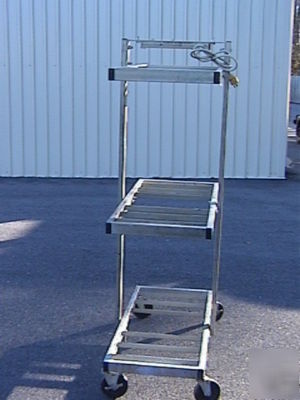 Used restaurant mobile food warmer proofer bakery cart