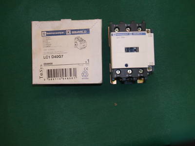  telemecanique contactor LC1D40G7 120V 50/60HZ