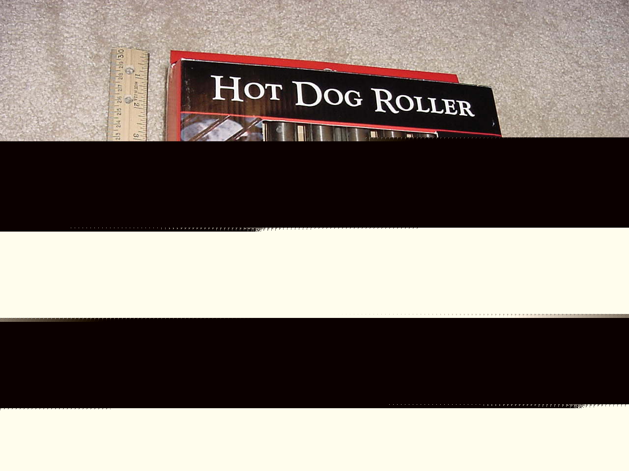New hot dog roller stainless steel charcoal companion 