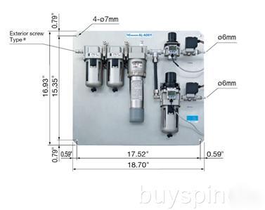 Nsk nakanishi air line kit al-A0611 nc / cnc lathe