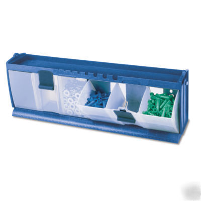 Akro-mils tilt & locks office bins - qty-6 - 08366