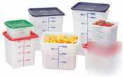 Cambro poly natural white camsquare 8QT |6 ea| 8SFSP