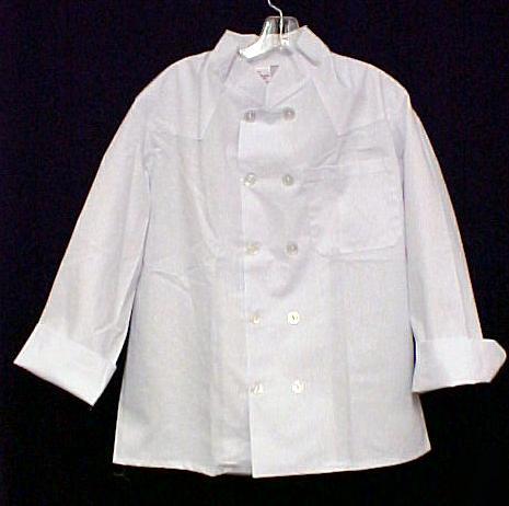 New white chef coat jacket button front long sleeve 5XL 
