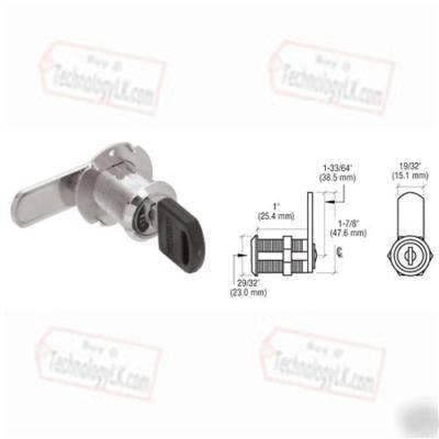 Nickel plated cam lock for wood doors easy install