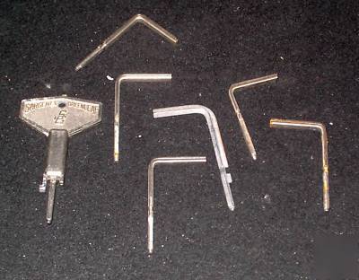 Old lot change keys tool locksmith safe lock vintage