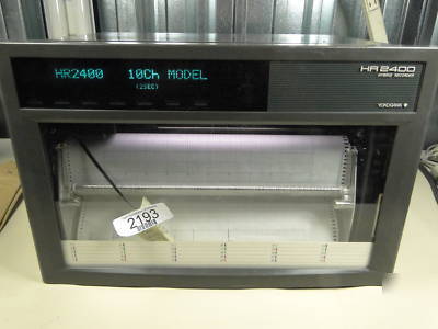 Yokogawa HR2400 hybrid recorder 10 channel