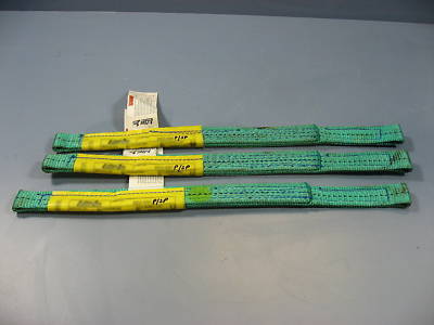 Lot of 3 - liftex inc. EE2-X91 standard eye & eye sling