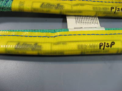 Lot of 3 - liftex inc. EE2-X91 standard eye & eye sling