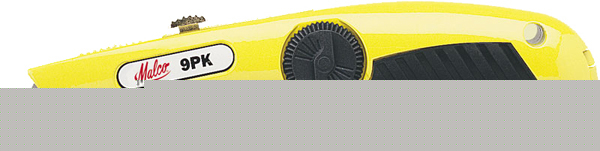 Malco 9PK quick open utility knife top thumb button