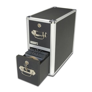 New vaultz 330 disc capacity locking cd/dvd cabinet