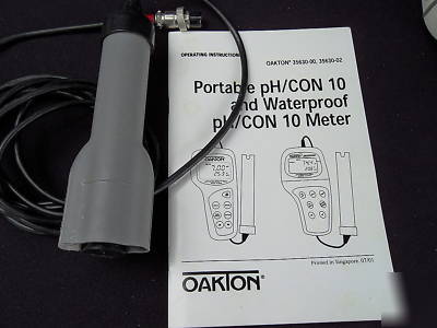 Oakton ph 10 meter conductivity temperature portable