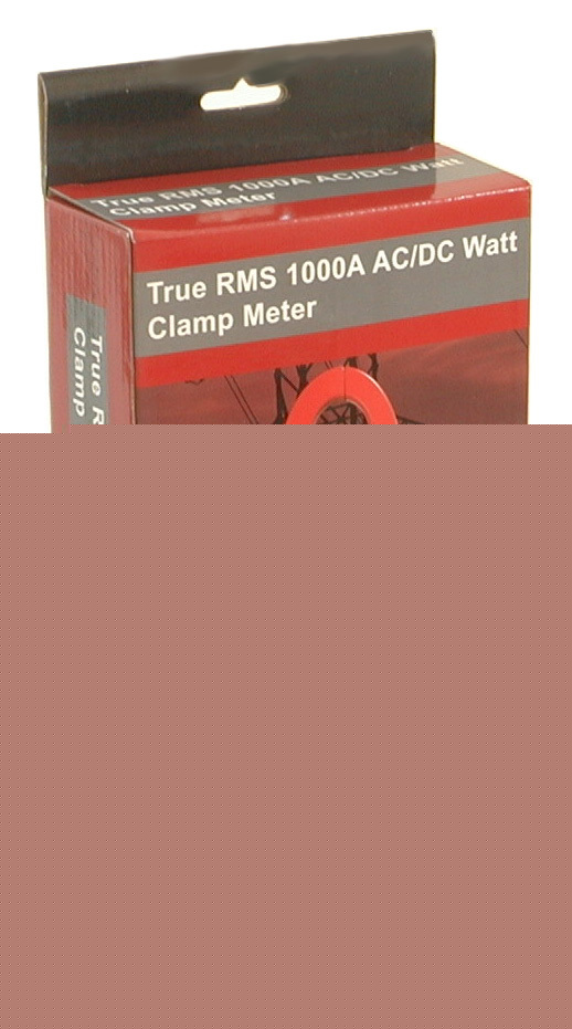 240KW 1K amp clamp-on ac/dc current voltage watt meter