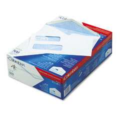 Columbian dublvue polyklear double window envelopes