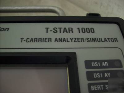 Ctc t-star 1000 t-carrier analyzer simulator t-1000-cam