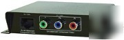 Cyrex ccvb rca rbg video balun converter utp 